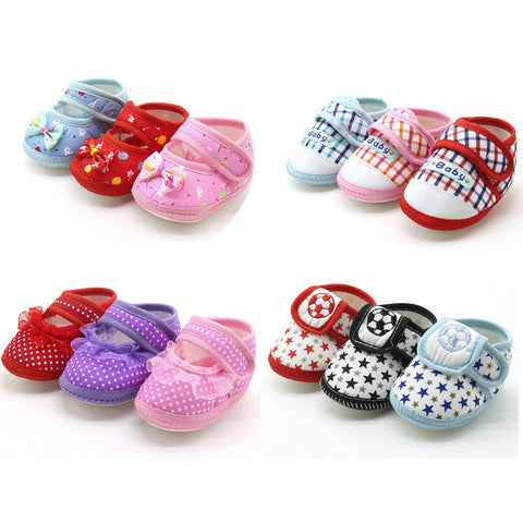 Baby Infant Shoes Girls Dot Lace Soft Sole