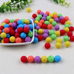 30pcs/lot Silicone Beads Baby Teether