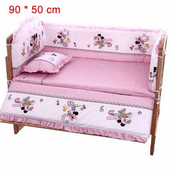 5Pcs/Set Cartoon Animated Crib Bed Bumper