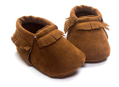 Leather Newborn Baby Moccasins Shoes