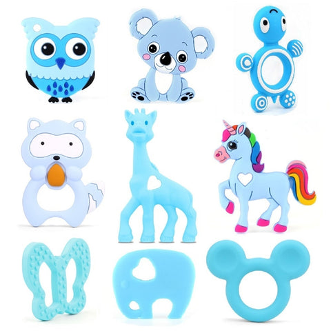 1pc Silicone Teether Animal Baby Teether