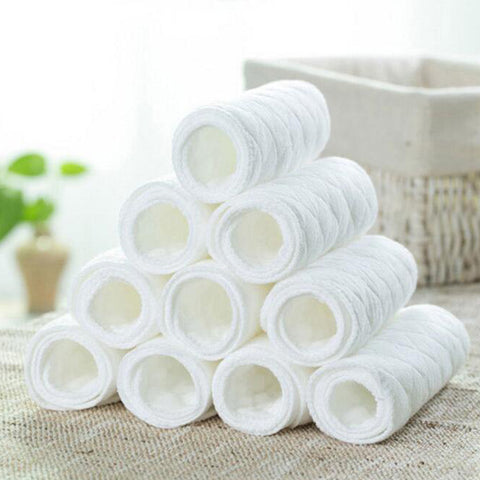 10 Pcs Baby Nappies Reusable